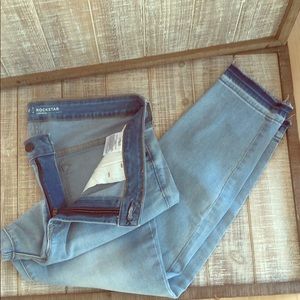 Old Navy high-rise rock star distressed jeans